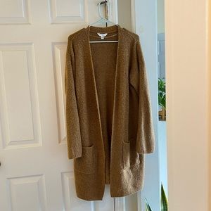 Time & Tru Brown Duster Cardigan Size XL